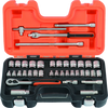 Set prese Bahco 3 8 | cricchetto reversibile | esagono | misure metriche e pollici - 38 pezzi - cassa - s380