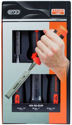 Bahco ergo 434 3d. set 12-18-25mm | 434-s3-eur