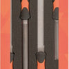 Bahco foaminlay fit go 1 3 met vijlen - 4-delig - retailverpakking - ff1e5015eh