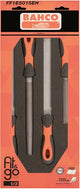 Bahco foaminlay fit go 1 3 met vijlen - 4-delig - retailverpakking - ff1e5015eh