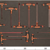 Bahco foaminlay fit go 3 3 met t-greepschroevendraaiers - 12-delig - ff1a1011