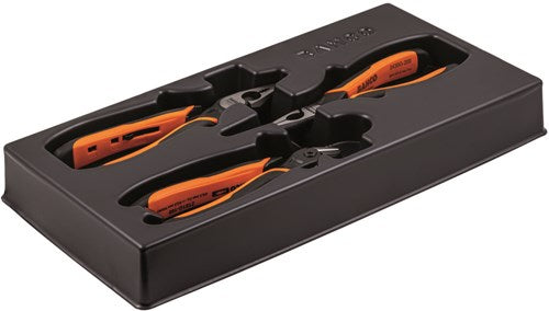 Juego de herramientas Bahco ergo™ | alicates combinados | alicates de corte lateral | alicates de punta fina - 3 piezas - 9897 g 3