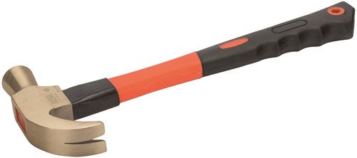 Martillo de orejas Bahco | mango de fibra de vidrio | sin chispas | bronce aluminio | 500g - ns508-500-fb
