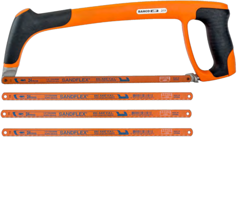 Bahco metaalzaagbeugelset | met 3 extra bladen - 319-3906-3p