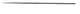 Bahco naaldvijl rond 140 mm | 2-307-14-4-0 - 2-307-14-4-0