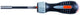 Bahco ratchet screwdriver 1 4 with bit holder and LED lighting 135 mm - 808050l