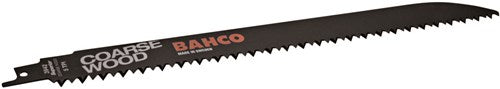 Lama per sega alternativa Bahco | hcs | per legno grezzo | 5 tpi | 228 mm - 10 pezzi - 3942-228-5-hsl-10p