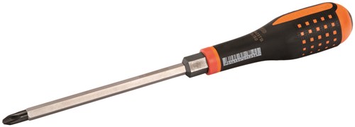 Cacciavite Bahco ergo™ | manico tricomponente | foglio continuo | Phillips | ph1 x 100 mm - be-8610tb