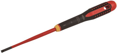 Bahco schroevendraaier ergo™ | geïsoleerd | vde | driecomponentengreep | smal blad | gleuf | 0.6 mm x 3.5 mm x 100 mm - be-8230sl