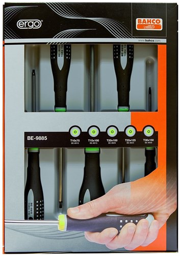 Bahco ergo screwdriver set 5-piece