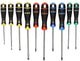 Bahco schroevendraaierset | gekleurd | 10-delig | gleuf, ph1. ph2, pz1, pz2, t15, t20 - b219.010rb