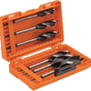 Juego de brocas helicoidales Bahco | corte de velocidad | para madera - 6 piezas - 9656-set-6