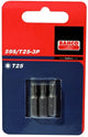 Bahco x3 punte t15 25mm 1 4 punte standard | 59s t15-3p