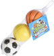 Cilgro Fun Sports Foam Ballen 3 pezzi in Netje