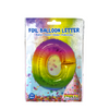 Palloncino foil lettera o arcobaleno 86 cm
