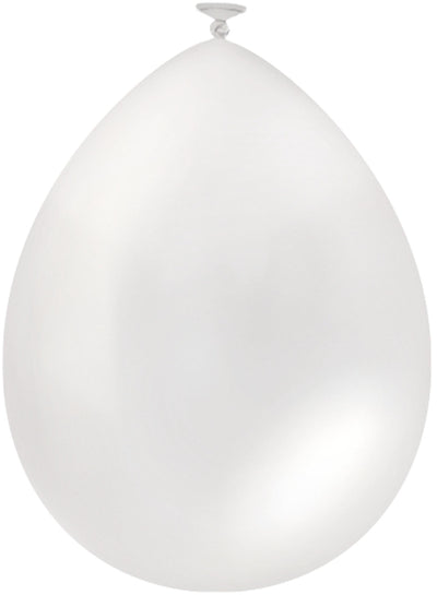 Paperdreams globos metalizados 10uds blanco