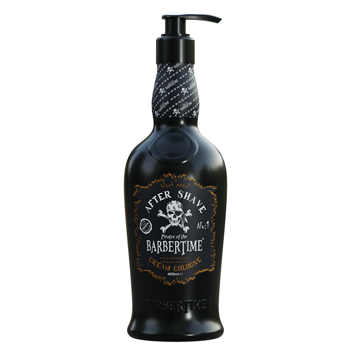 Barbertime after shave cream cologne black pearl no.1 400ml