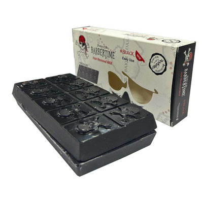 Barbertime hair removal wax black 500gr.