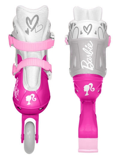 Pattini in linea hardboot dimensione rosa regolabile 30-33