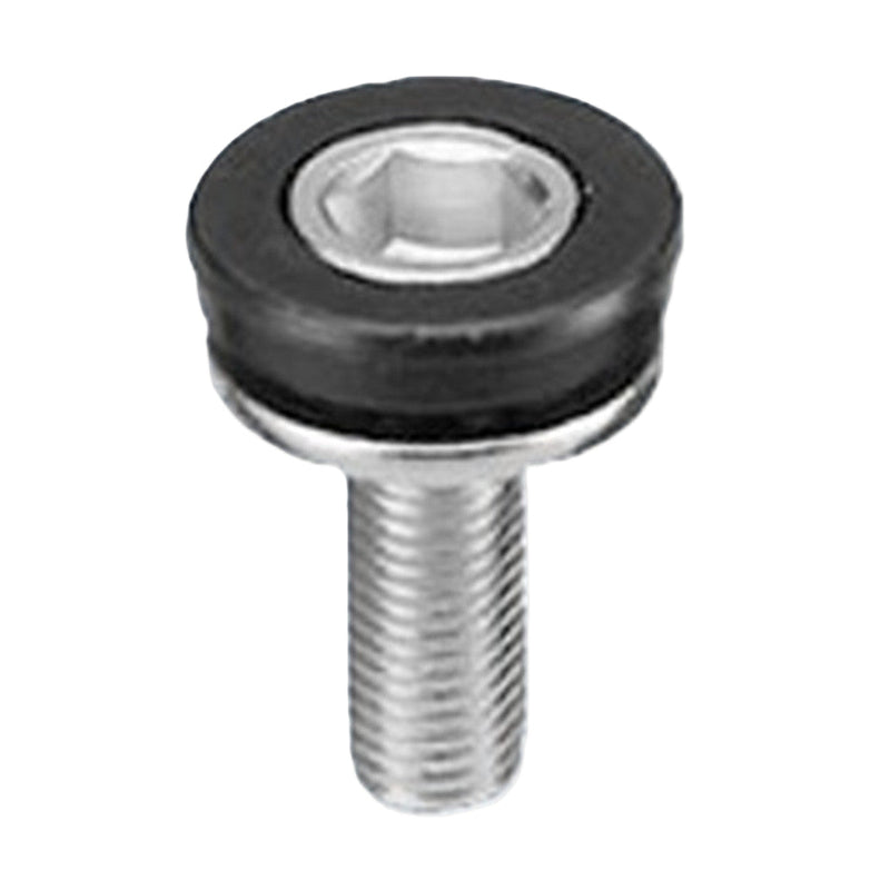 Set di bulloni a manovella M8 BAS15 per 2 pezzi di argento nero