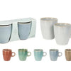Excellent houseware beker aardewerk 220ml set a 2stuks
