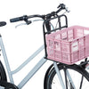 Basil fietskrat S - klein - 17.5 liter - roze