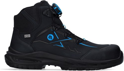 Bata werkschoen fayvr stone w mid boa s7s | zwart | maat 48 - 8712843718951