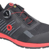 Bata werkschoen radiance vibe s3 boa | zwart rood | maat 41 - 8712843696976