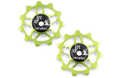JRC - Wielset Derailleur Wielset ceramico Shimano 105 Ultegra Dura Ace 12 Speed ​​11t Green