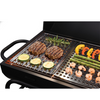 Bbq barbecue grillplaat 23x30cm 2 stuks