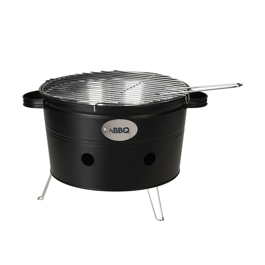 Barbacoa BBQ negro mate ø34,5cm