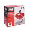 Pic tavolo barbecue barbecue rotondo rosso ø34cm