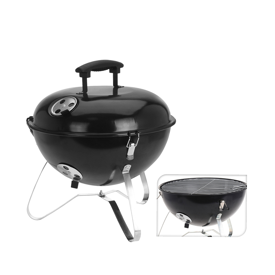 Pic mesa barbacoa redonda negra ø34cm