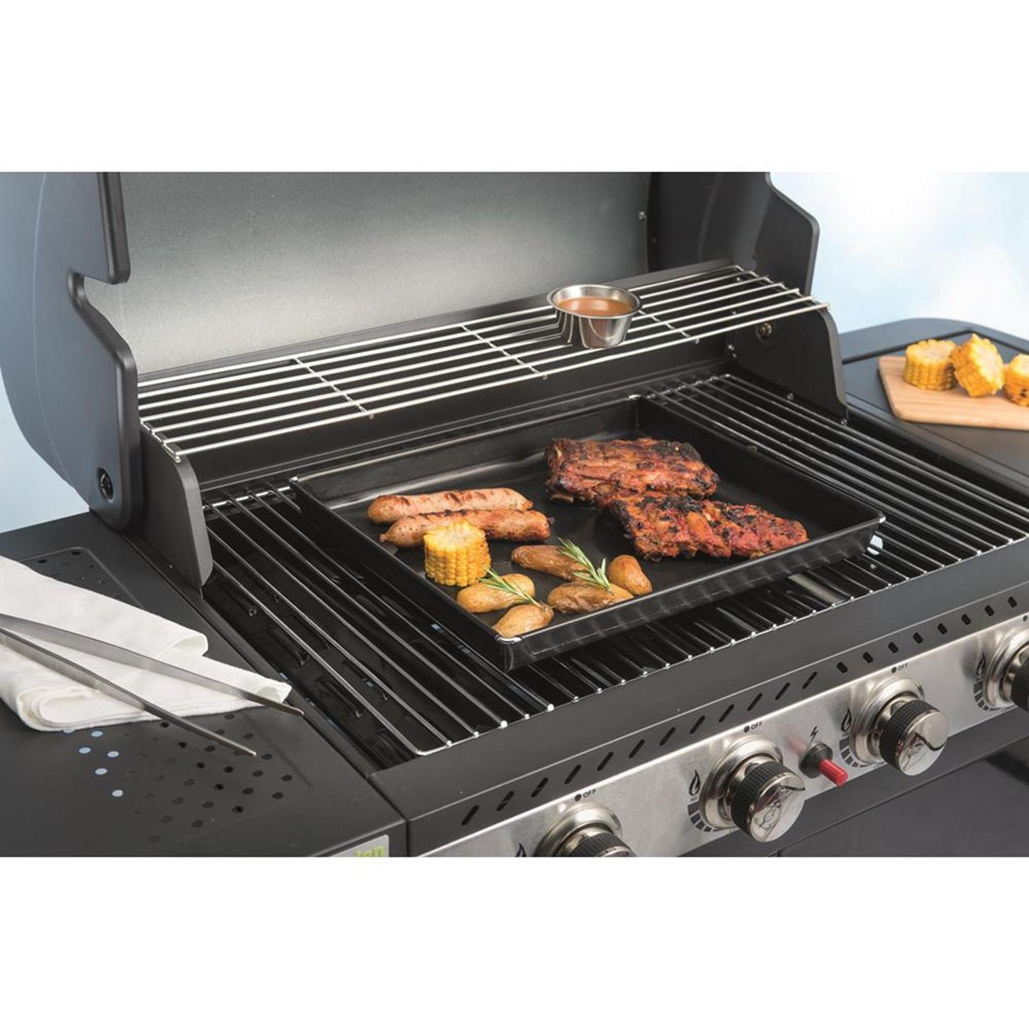 NOSTIK NOSTIK BARBECUE E PIATTO DELLA CAGNI 28X35X4 cm nero