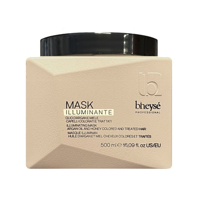 Bheysé bheysé illuminando la maschera per capelli argan che affina 500 ml