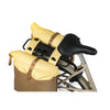 Basil borsa doppia da bicicletta vive mik 28-35l 14 x 30 x 38 cm - giallo sabbia