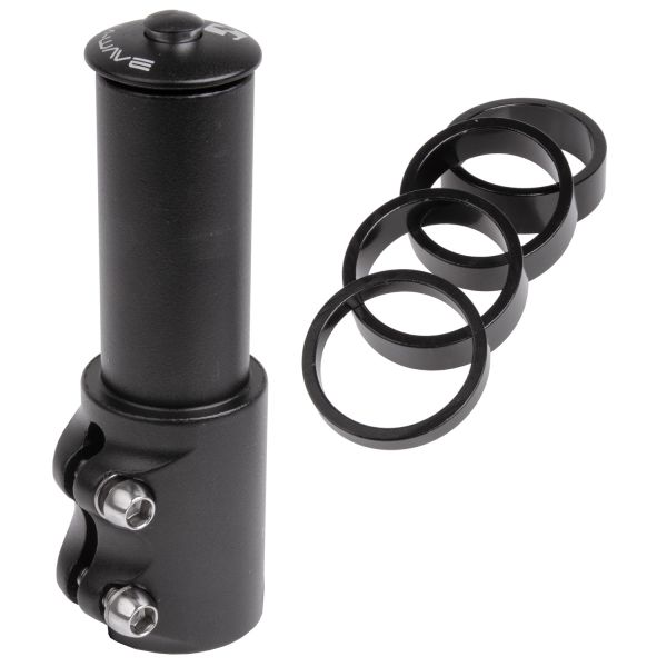 Adattatore di altezza m-wave 28,6 115 28,6 mm nero