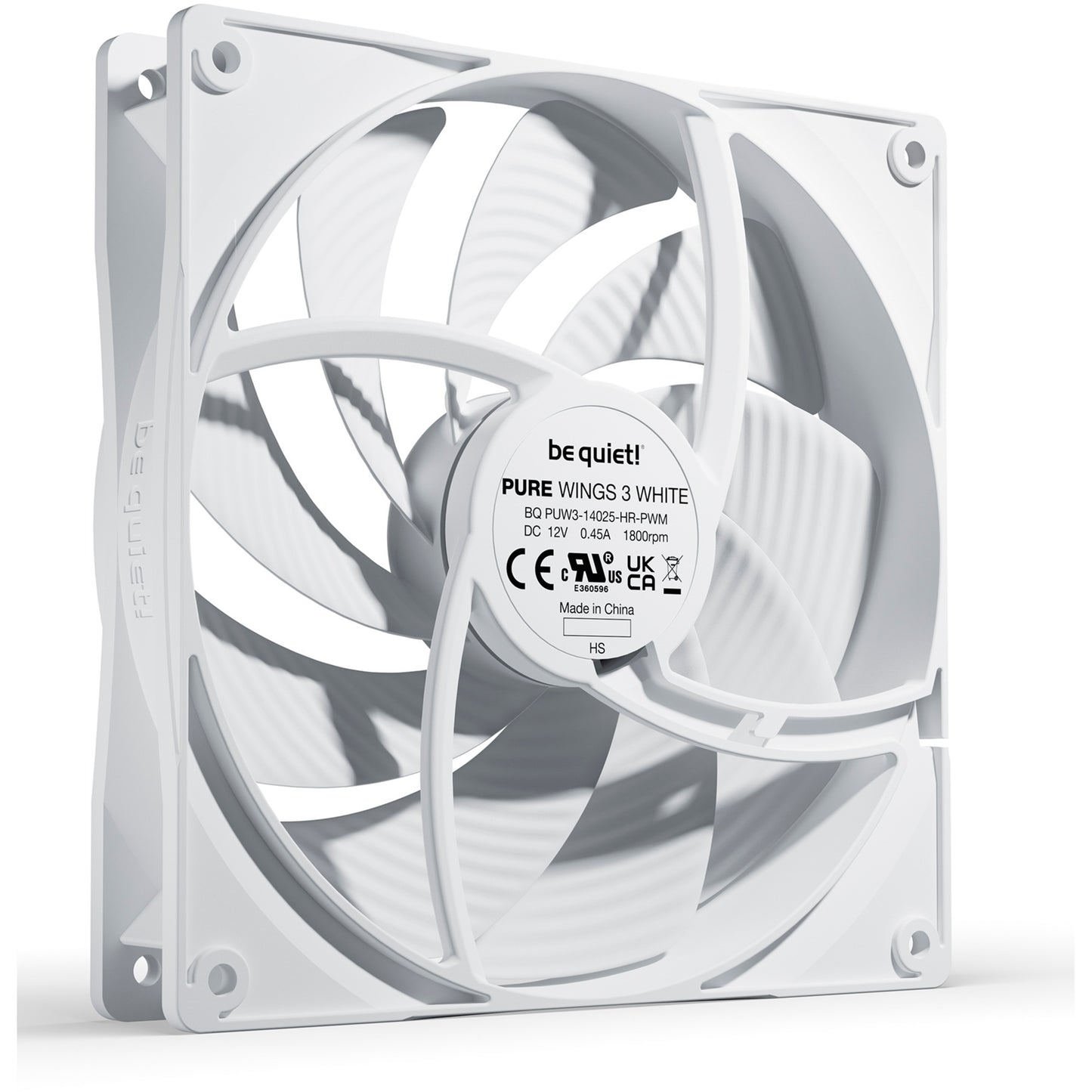 Be quiet! Pure 3 140mm PWM high-speed White