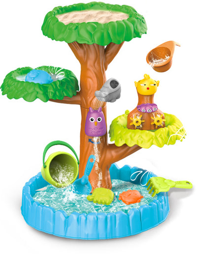 Tavolino da acqua per giocattoli da spiaggia con accessori a 16 pezzi