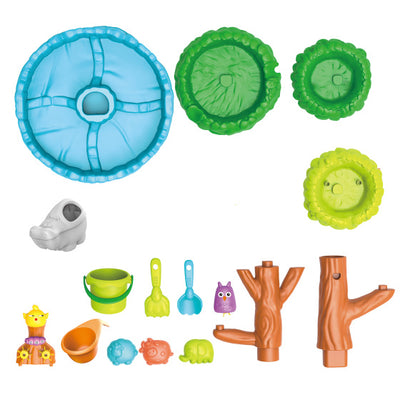 Beach toys zand- en watertafel met accessoires 16-delig