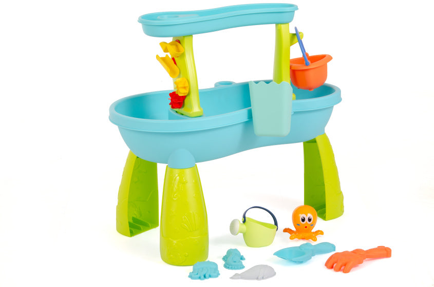 Beach toys zand- en watertafel met accessoires 19-delig