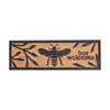Esschert design deurmat bijenprint rubber kokos 25x75,5cm