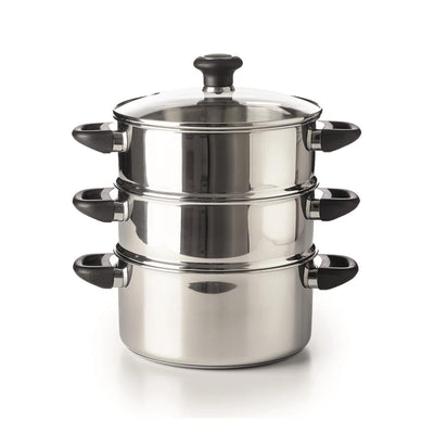 Beka polo steamer with glass lid 24cm