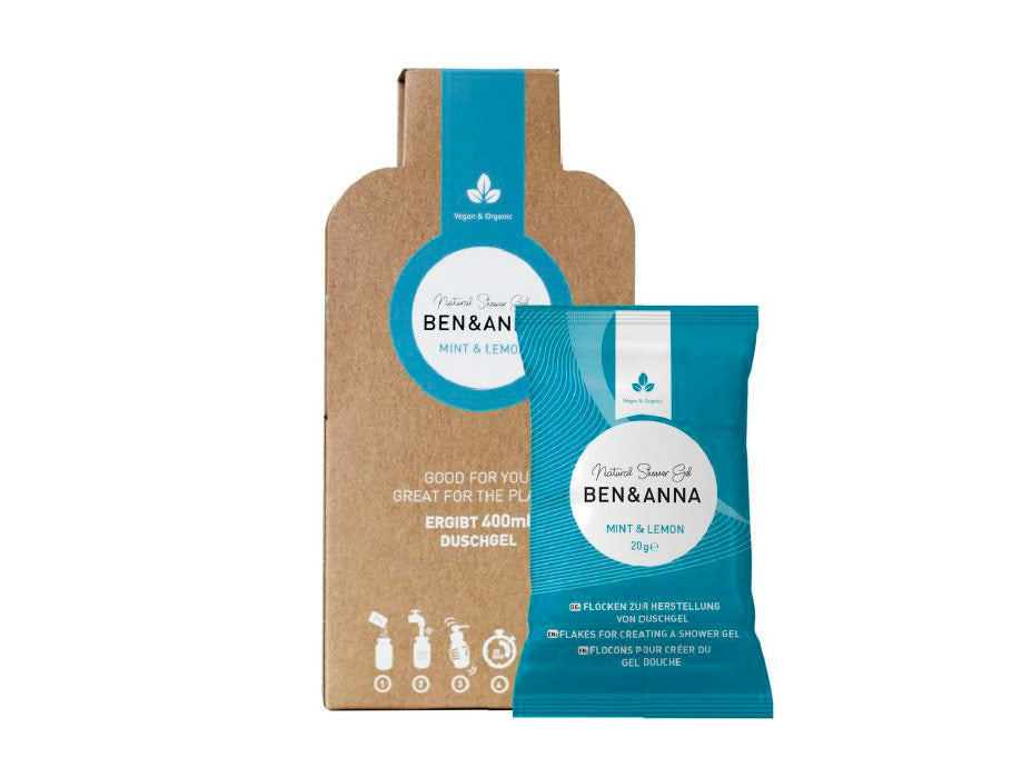 Ben Anna Shower Gel Flakes Blue 2x20gr.