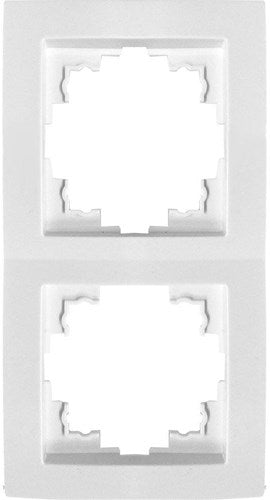 Telaio di copertura Benson a 2 pieghe bianco - 4650018