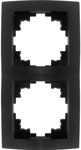 Marco de cubierta doble Benson negro - 4650038