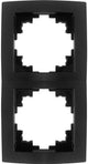 Marco de cubierta doble Benson negro - 4650038