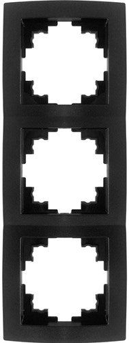 Telaio di copertura a 3 pieghe Benson nero - 4650039
