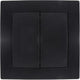 Interruptor empotrable serie Benson negro - 4650035