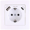 Enzo benson inbouw stopcontact ra + usb + usb-c wit - 4650012